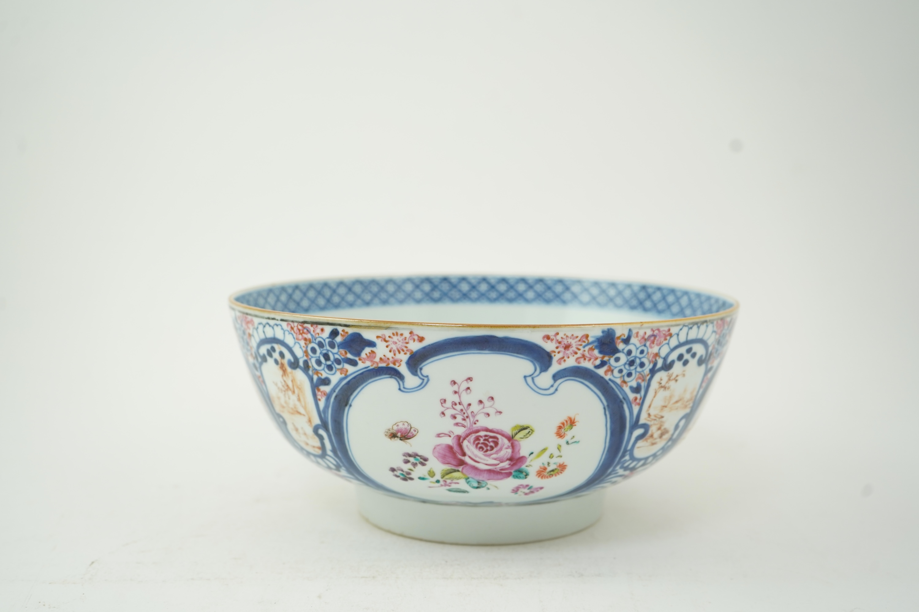 A Chinese famille rose ‘mandarin’ bowl, Qianlong period